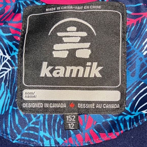 Youth Kamik Removable Hood Snowboarding Ski Jacket Size 12 - Picture 3 of 8